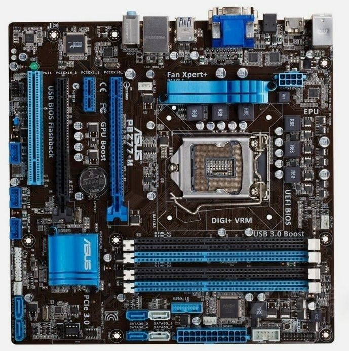 ASUS P8Z77-M LGA1155 DDR3 32G HDMI DVI VGA M-ATX Motherboard