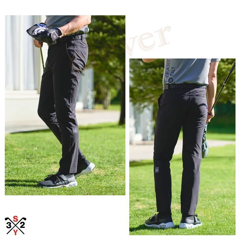 SY32 ゴルフ パンツ ストレッチ ブラック ゴルフウェア SY32ゴルフ SY32 ゴルフ パンツ ストレッチ ブラック ゴルフウェア SY32ゴルフ