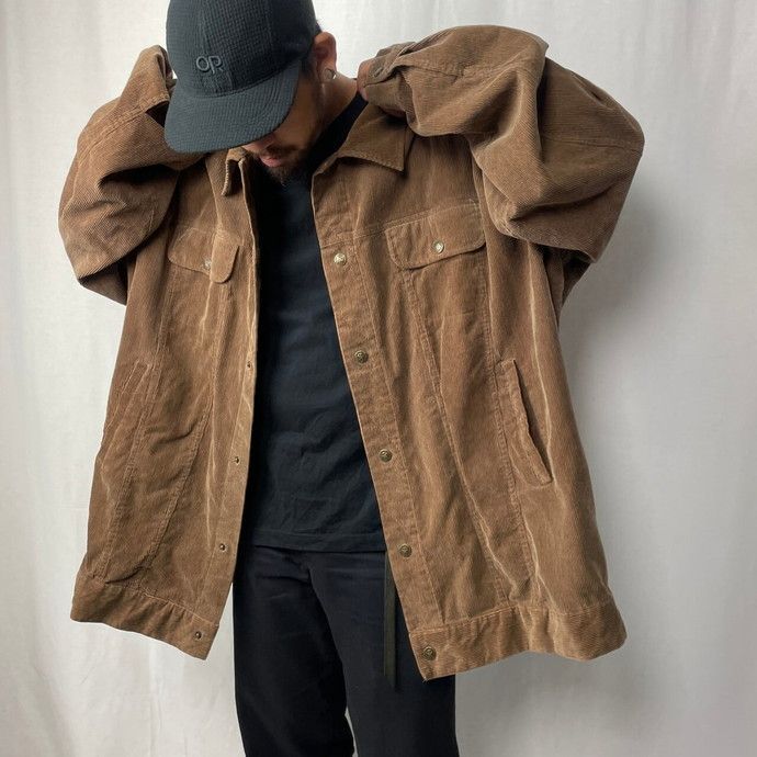 90s Liberty Blues OLD コーデュロイ ジャケット アウター 90年代 Liberty Blues トラッカージャケット コーデュロイ メンズ4XL