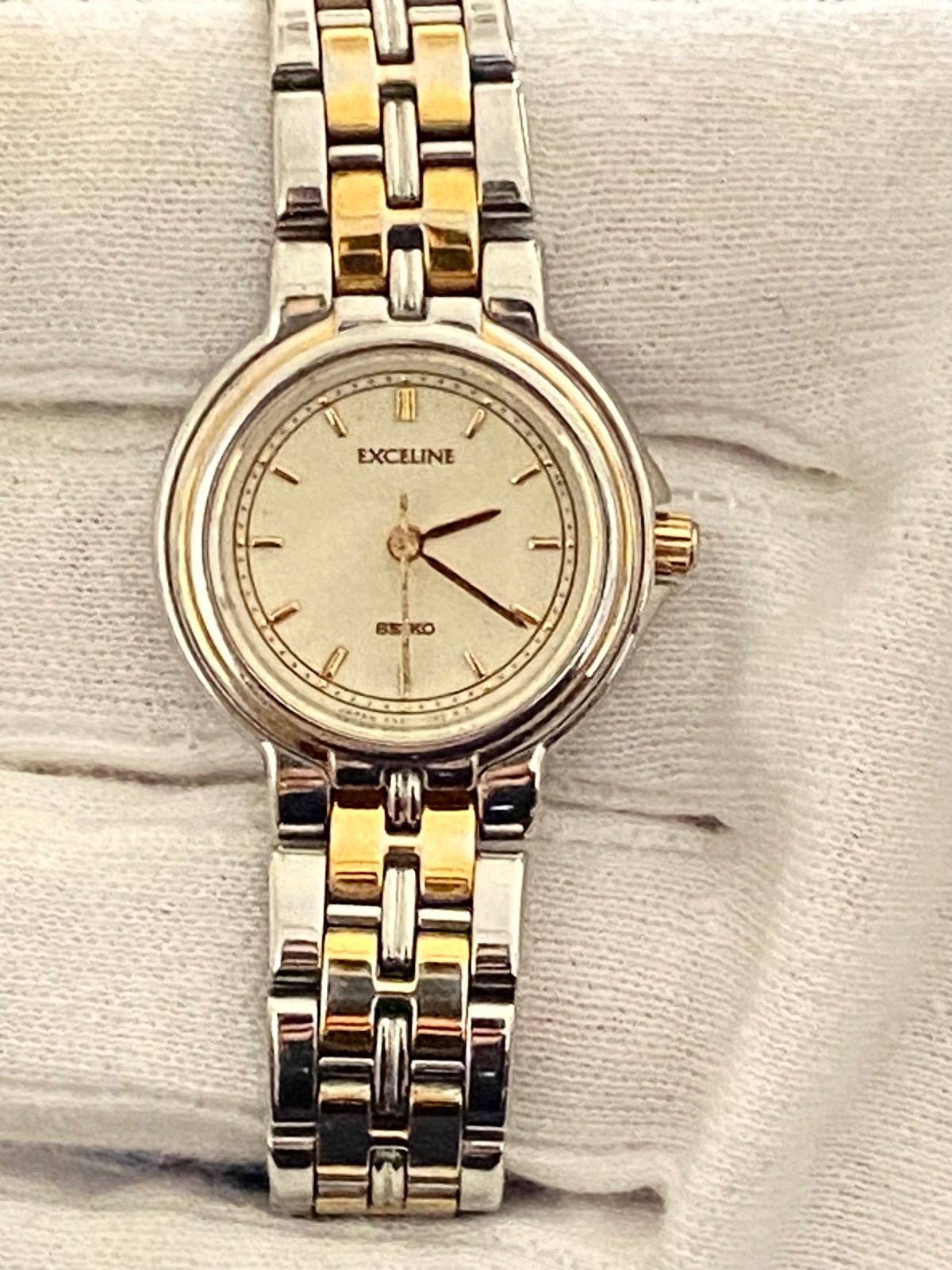 稼働品 SEIKO セイコー Exceline エクセリーヌ 腕時計 クオーツ 時計】【非稼働品】SEIKO セイコー EXCELINE エクセリーヌ