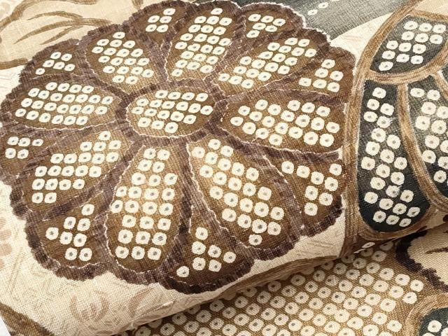 京都多ち花 名古屋帯未仕立て貝に菊 【公式通販】