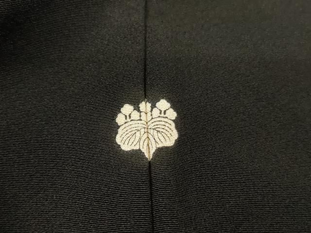 平和屋着物□豪華黒留袖 作家物 駒刺繍 飛鶴花蝶文 暈し染め
