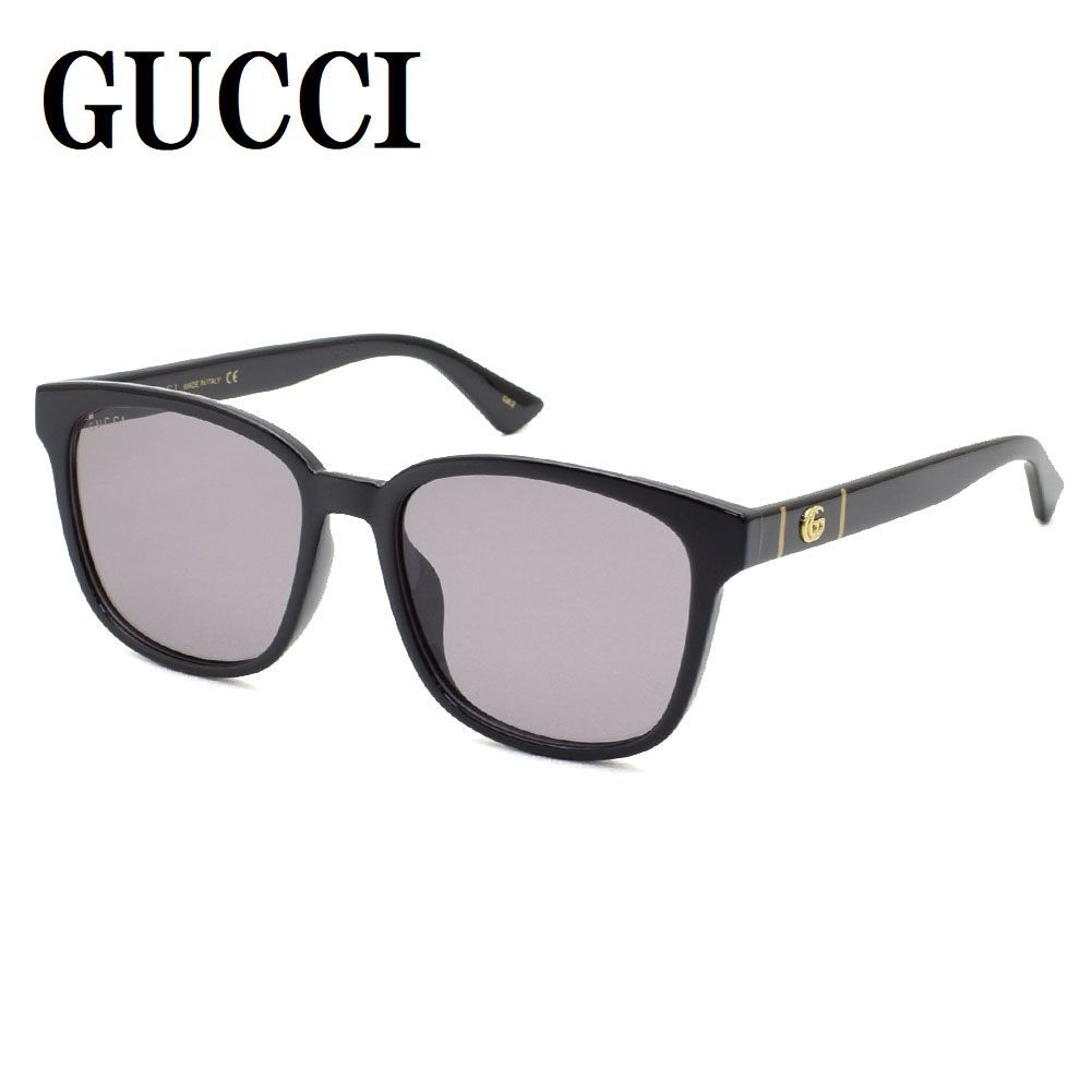 グッチ GUCCI GG0637SK 003 サングラス アジアンフィット UVカット 紫外線カット メンズ レディース パープルグレー ブラック