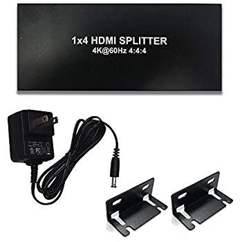 AVUE HDMI Splitter 1?x 2サポート3d 4?kx2?K HDCP and EDID