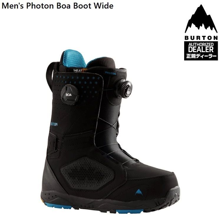 BURTON バートン フォトンボア　ワイドフィット/PHOTON BOA WIDEFIT Boot （BLACK ・US7 ）/2025 【全国送料無料】 正規品　保証書付