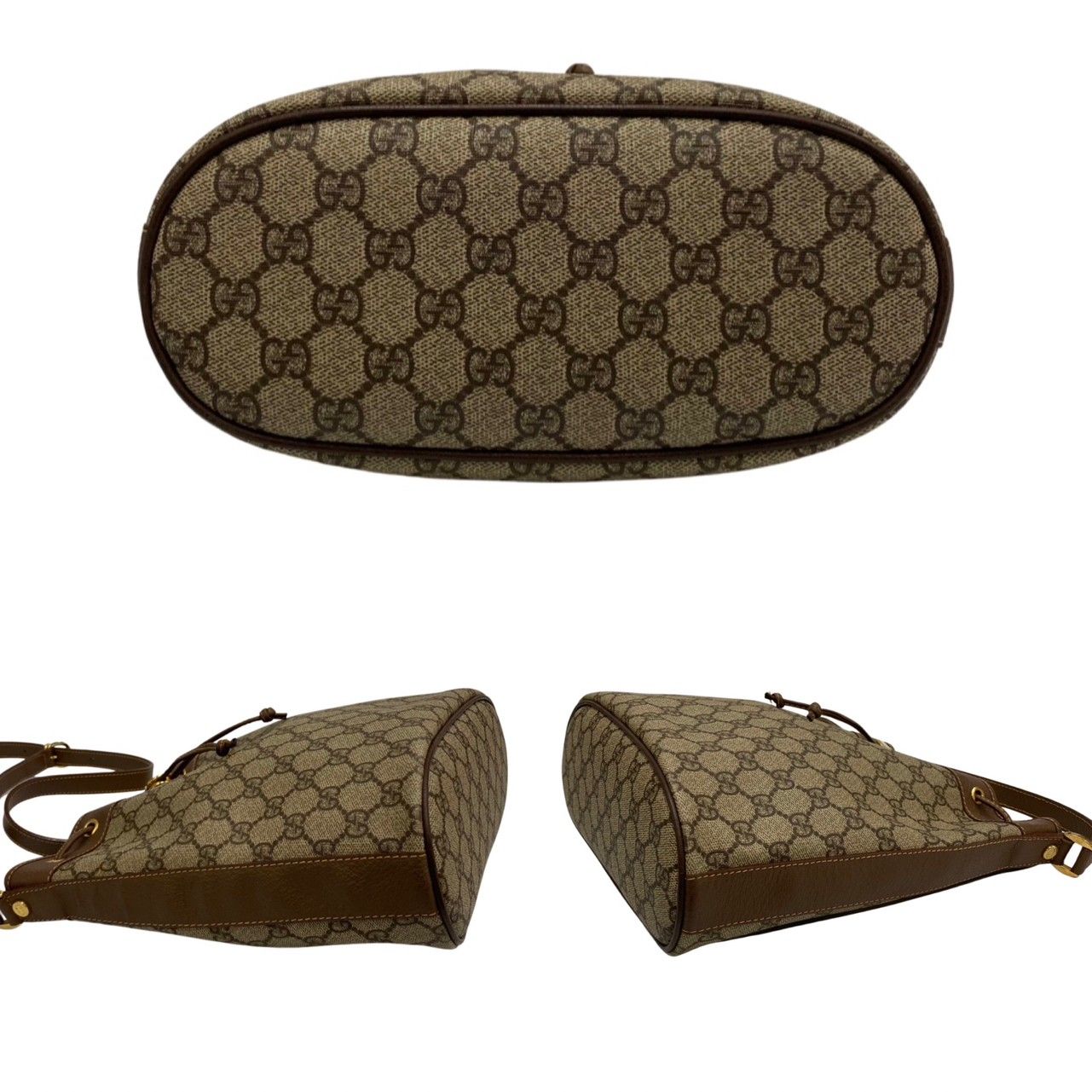 極 美品 GUCCI グッチ オールドグッチ ヴィンテージ GG ロゴ 金具