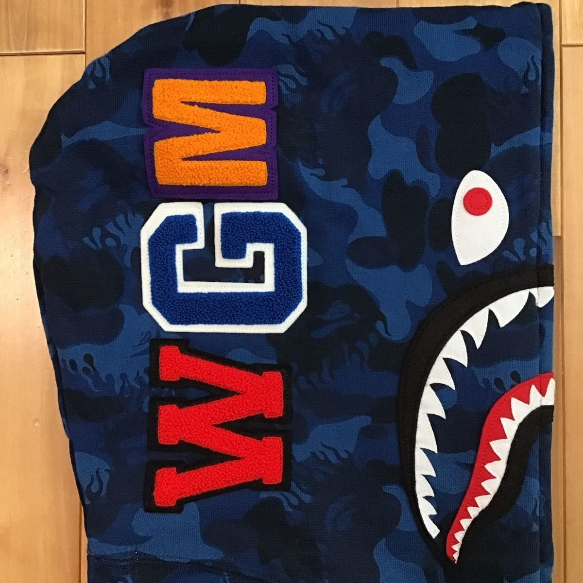 ☆ムック限定☆ ファイヤーカモ シャーク パーカー Sサイズ shark full zip hoodie a bathing ape BAPE  fire camo エイプ ベイプ - メルカリ