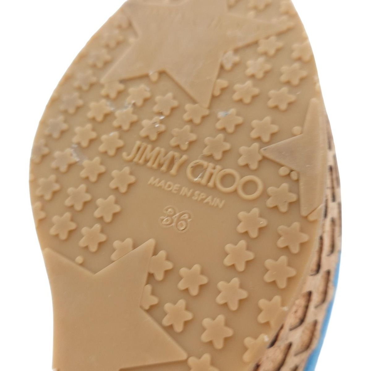 ジミチュウパンプス JIMMY CHOO(ジミーチュウ) パンプス 36 レディース - ブルー
