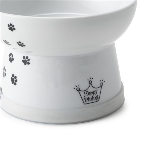  まとめ 猫壱ハッピーダイニング 脚付フードボウルL 猫柄 シリコン付き ペット用品 × 餌やり 水やり用品 小動物用品