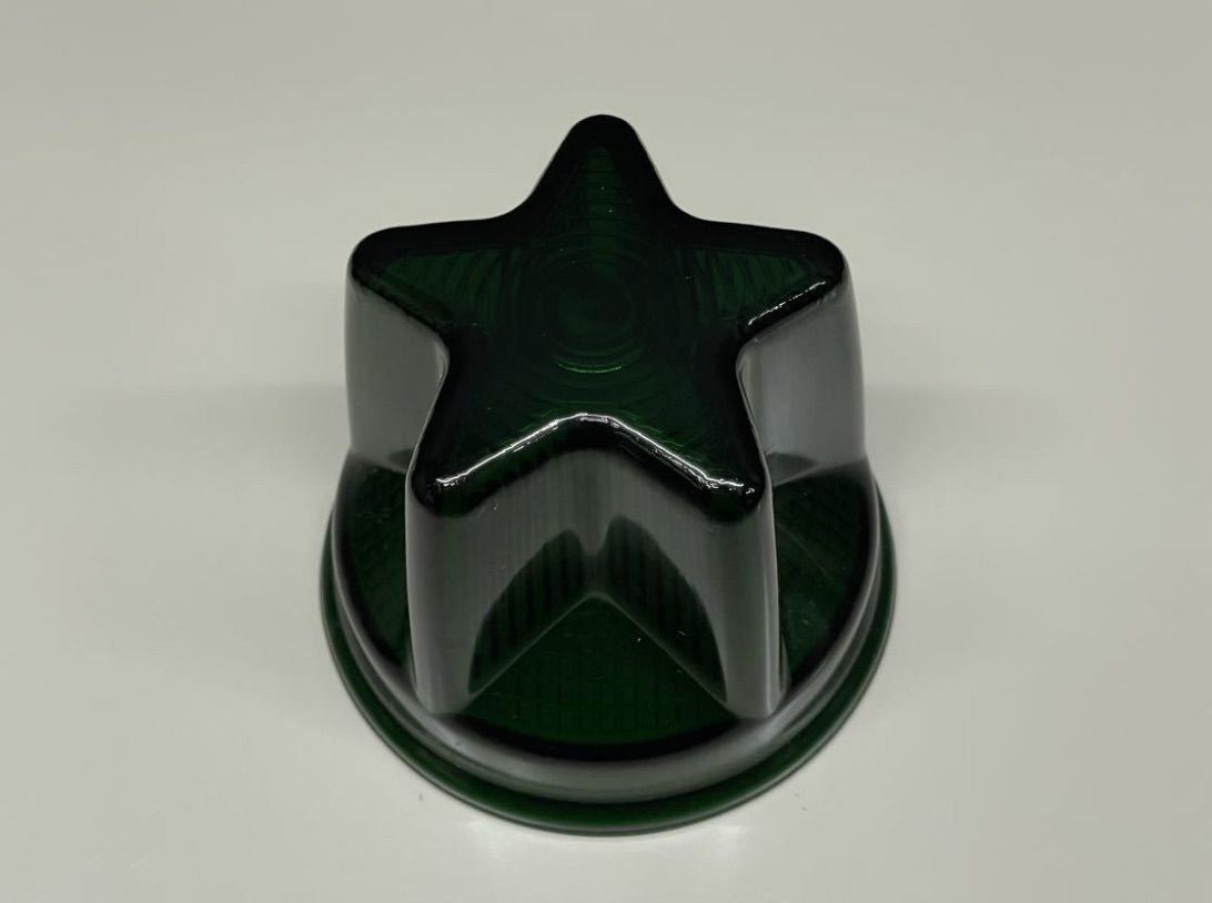 NEWスターマーカーレンズ 12個 緑 グリーン 星形マーカー レトロ