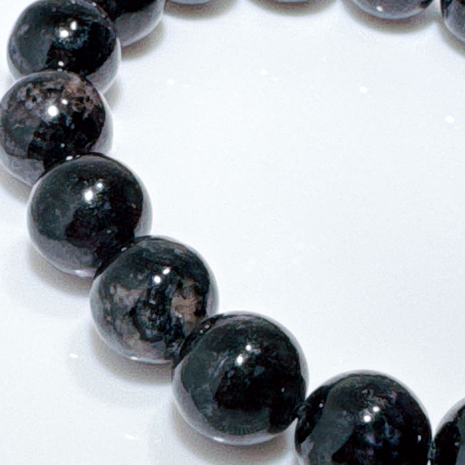 ブラックスギライトブレスレットNO25-2382