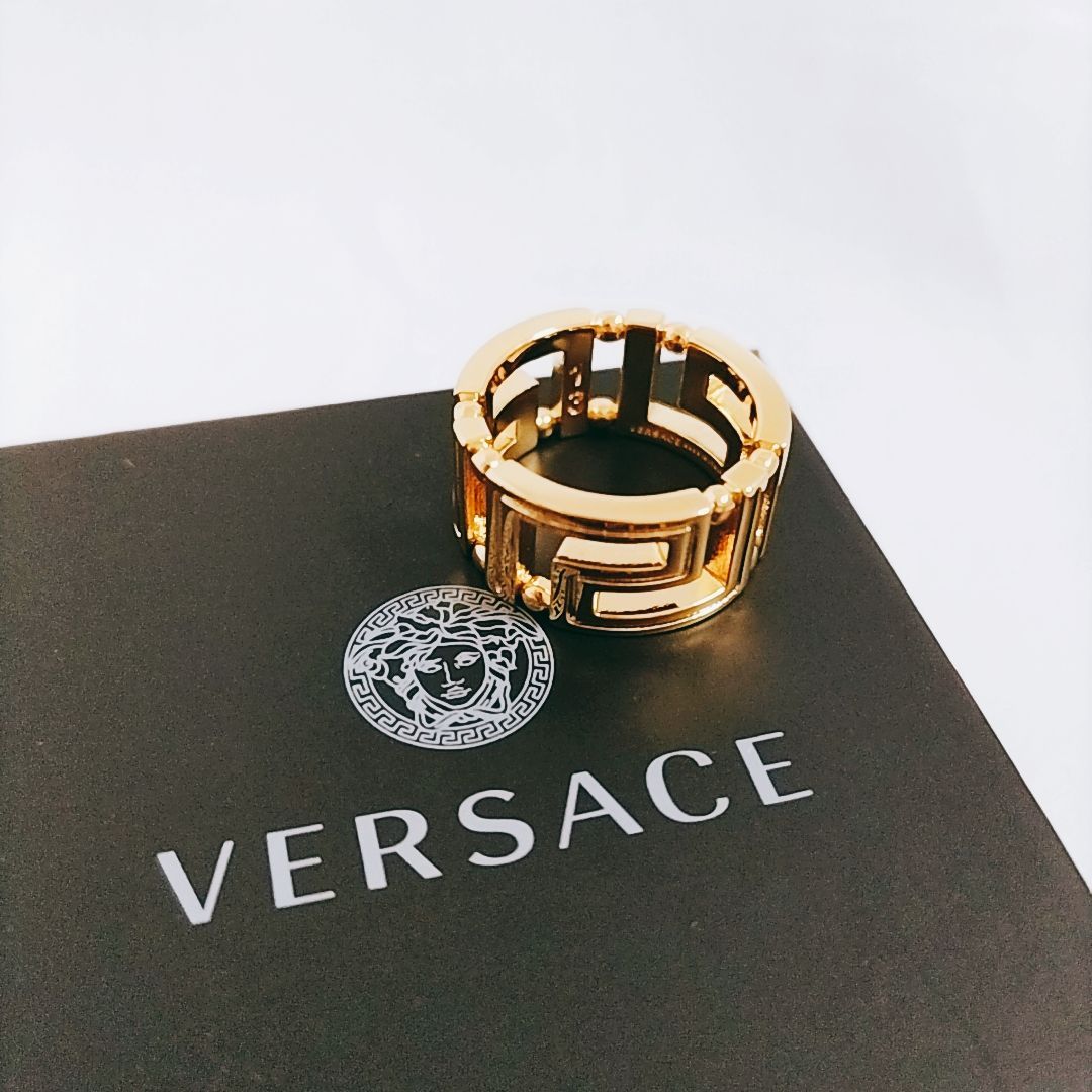 新品未使用】VERSACE グレカ リング 指輪 ヴェルサーチェ 