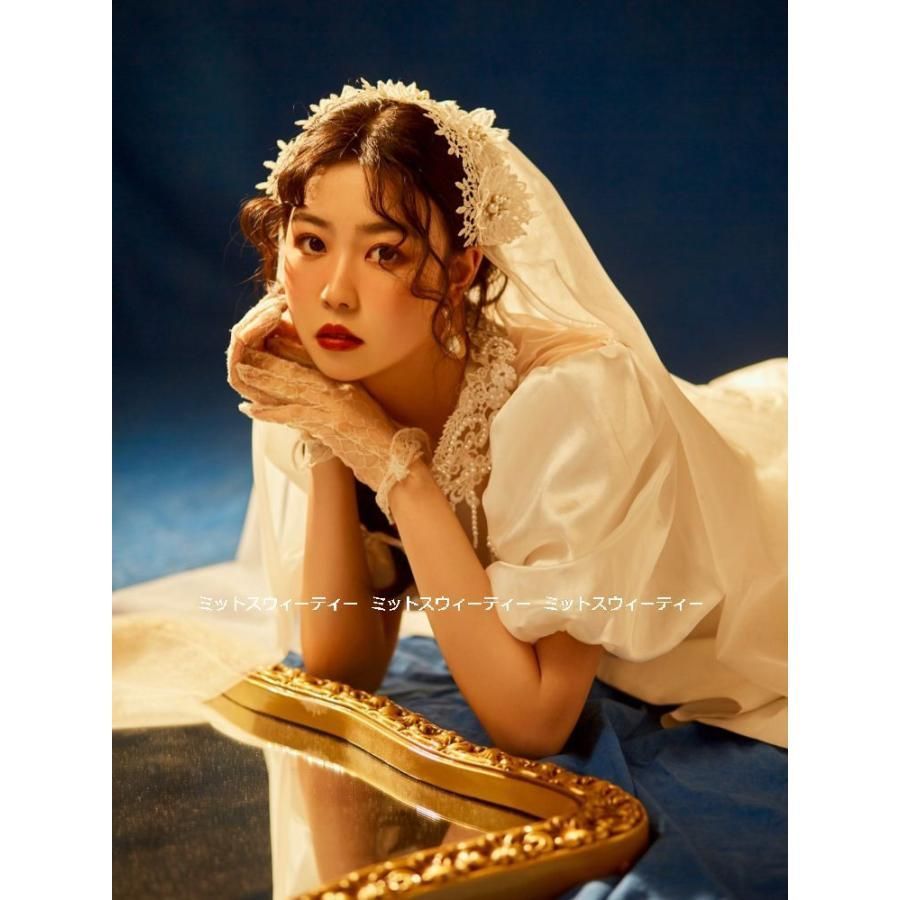 ウエディングドレス レトロ 花嫁 フリル サテン 昭和風 前撮り フォト