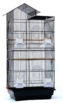 角屋根 大型バードゲージ 鳥かご 鳥小屋 鳥カゴ 鳥 ゲージ ケージ バードゲージ セキセイインコ 手乗りインコ オウム