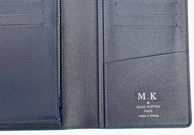 良好 ルイヴィトン 長財布 ポルトフォイユ ブラザNM ブルー