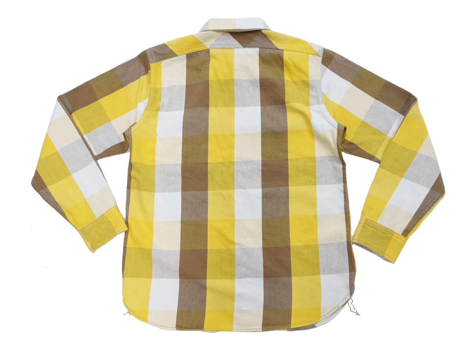 ジェラード JELADO コットン100% ネルシャツ JP02127 チェックシャツ ワークシャツ 「Union Workers Shirt Regular」旧力織機 生地 長袖シャツ グレインマスタード 新品