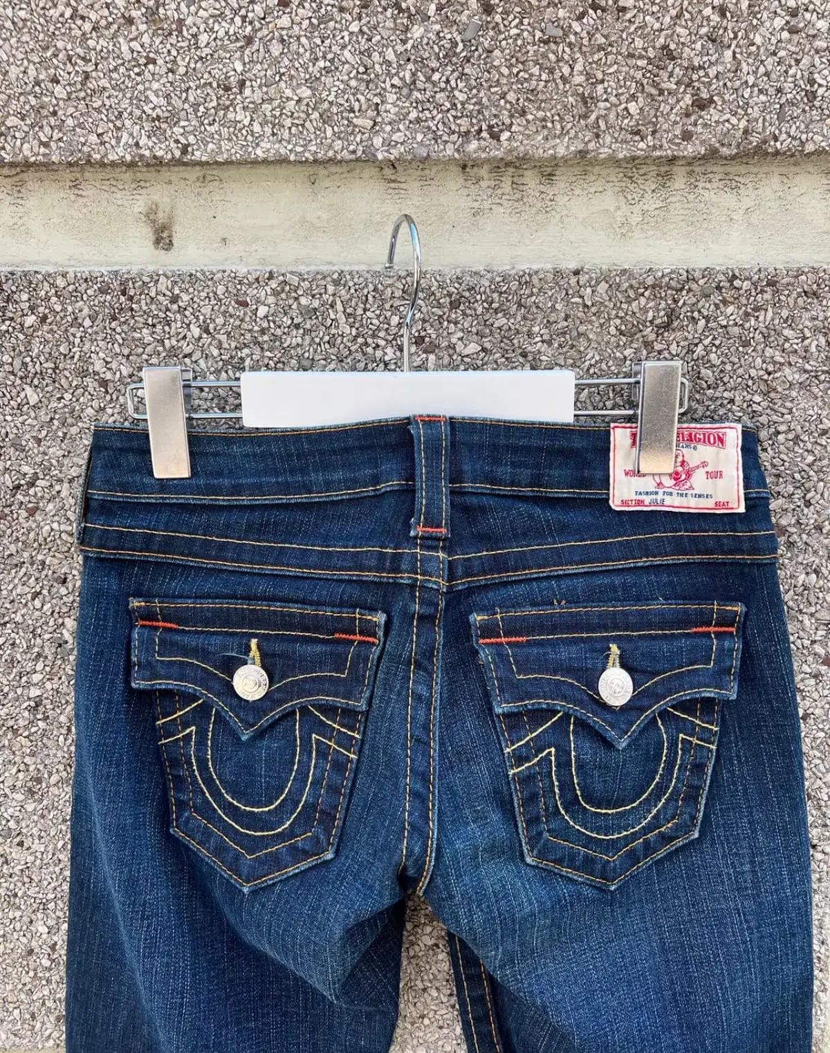True Religion ダークブルー スリムフィットデニム TRUE True Religion