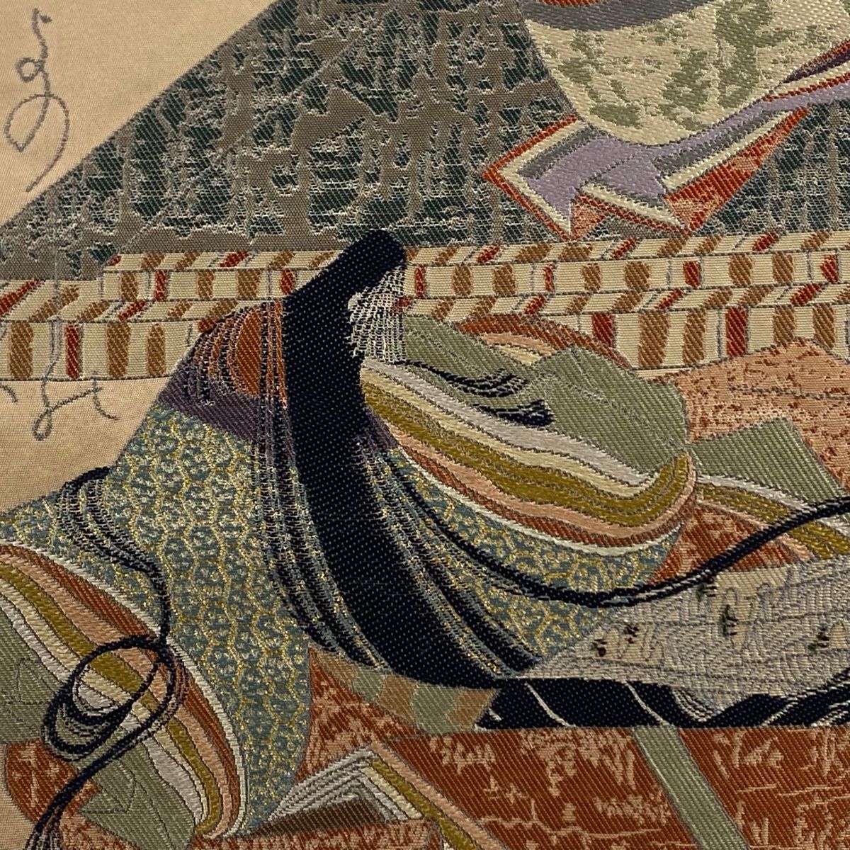 袋帯 美品 名品 服部織物 落款 京西陣 服部荘二郎 共箱付き 三十