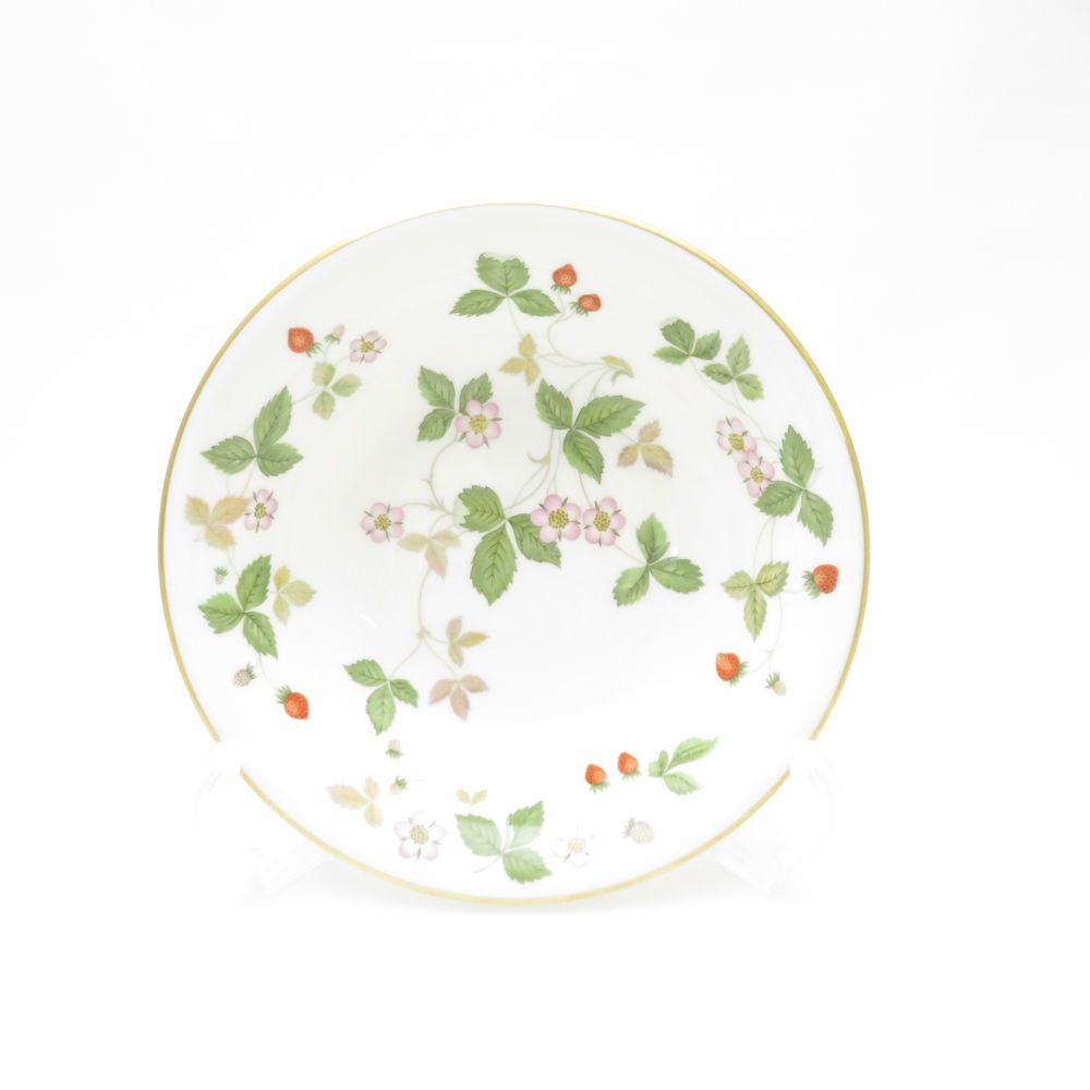 ウェッジウッド ワイルドストロベリー ボウル セット 15 cmプレート サラダソーサー 黒壺