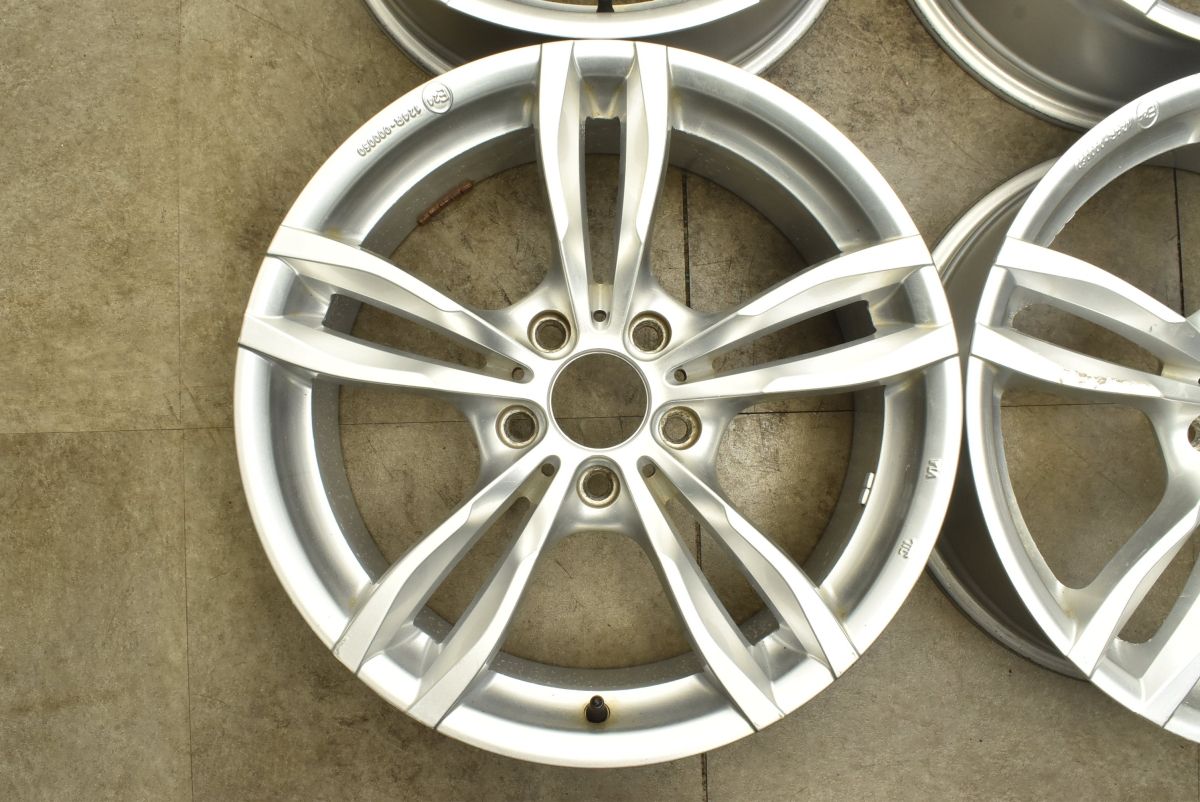 程度良好品 MAK ルフト 18in 8.0J 43 PCD120 4本セット スタッドレス用に BMW F25 E83 X3 F26 X4 F20 E87 1シリーズ 等に FFCRYSTALESIA_COM