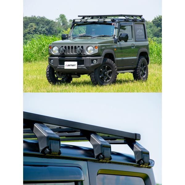 ジムニー JB64 JB74 JC74W ランドクルーザー GDJ76W GRJ76 KGRJ79K FJ.HDJ.HZJ8 KDJ.KZJ.RZJ.VZJ9 IPF ドリップモール用レッグ2 ロータイプ EXR-01L2 E1E1 BRIGHTFACE_UK