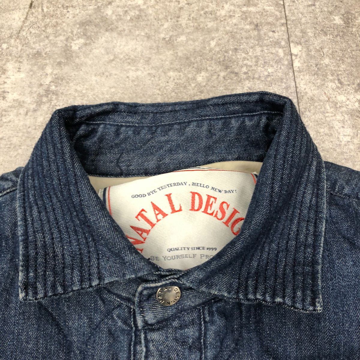 即完品 NATAL DESIGN ネイタルデザイン キルティング デニムジャケット