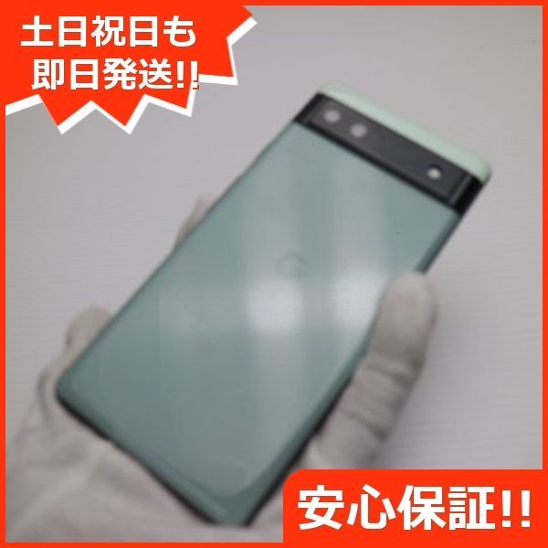 超美品 SoftBank Google Pixel 6a 128GB セージ スマホ 土日祝発送 即日発送 04000 - メルカリ