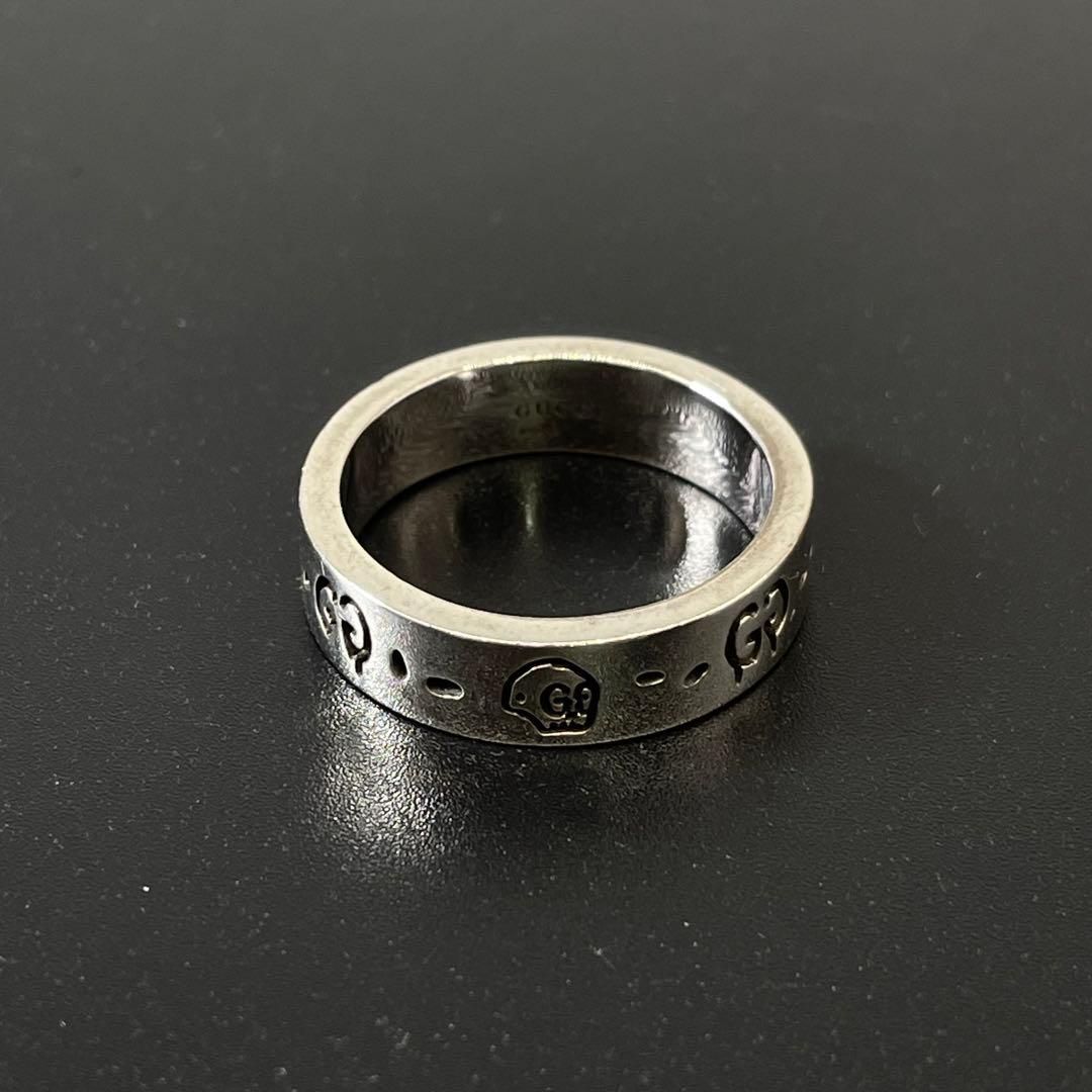 GUCCI グッチ リング 指輪 アクセサリー ゴースト スカル ドクロ GG