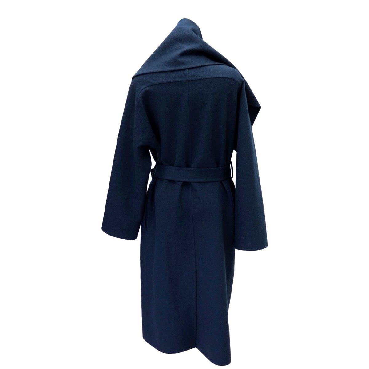 未使用 エルメス 22AW カシミヤ ダブルフェイス ベルテッドラップ  