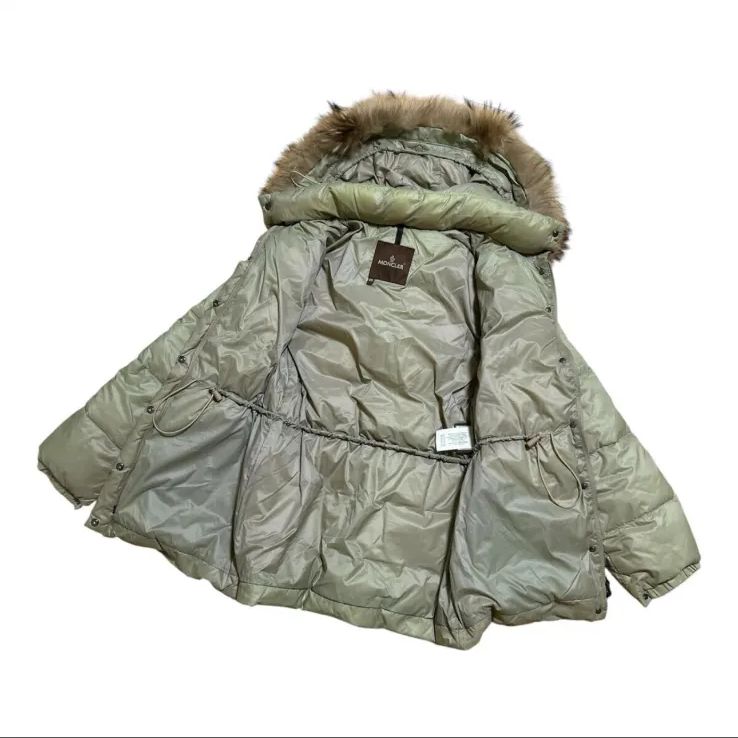 MONCLER モンクレール ダウンジャケット ファー付き サイズ00