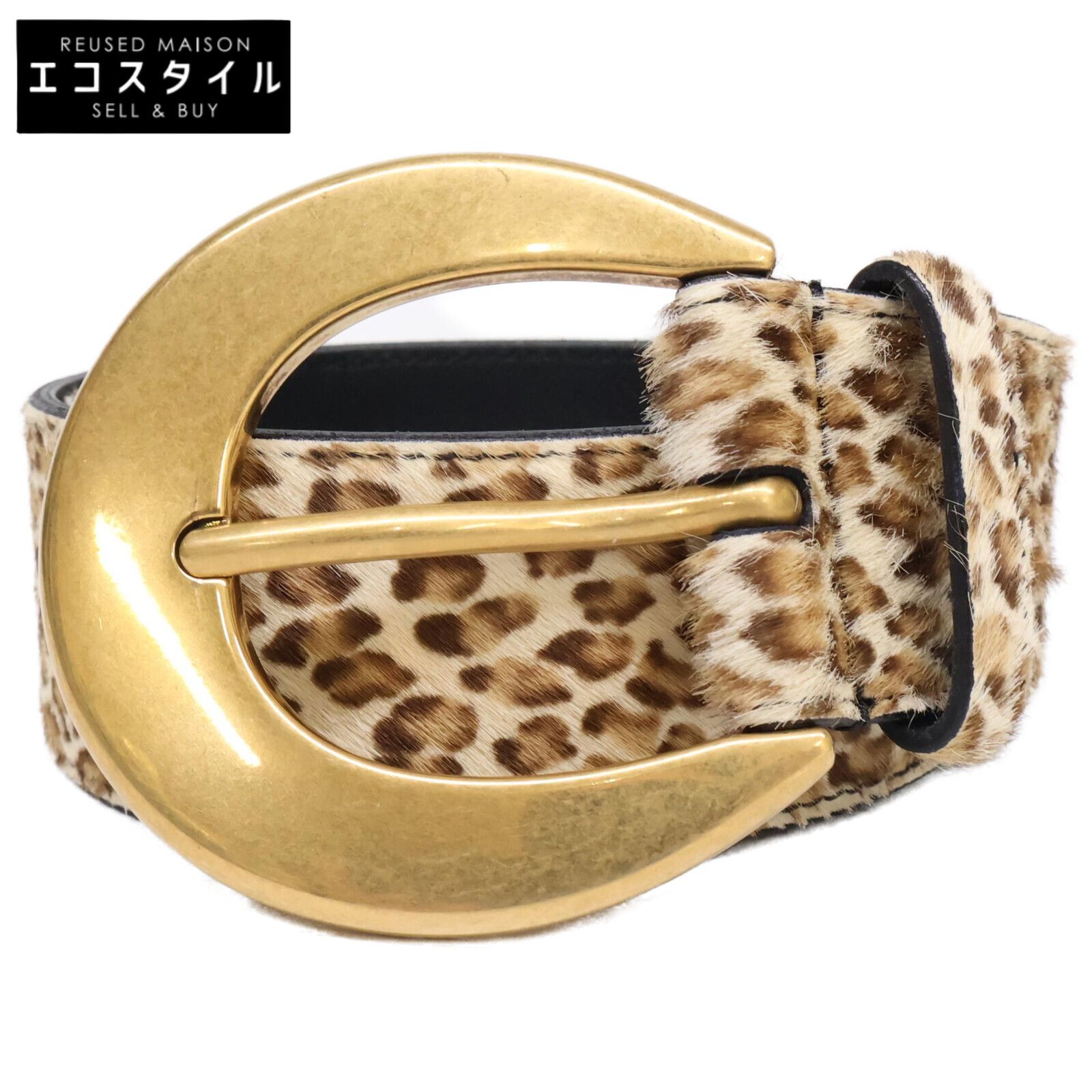 Saint Laurent Paris サンローラン ベルト レオパード 【公式通販】