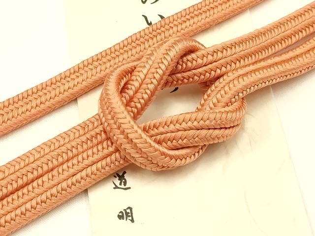 平和屋着物● 上 有職組紐道明 帯締め 冠組 肉桂色 宮内庁御用 国立博物館御用 東京芸術大学御用 AABB3723ay