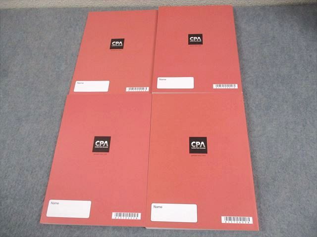 CPA会計学院 公認会計士講座 財務会計論 計算 論文対策講義 Input/Outputレジュメ 2025年合格目標 未使用品 4冊 049M4D CPA会計学院 公認会計士講座 財務会計論 計算 論文対策講義