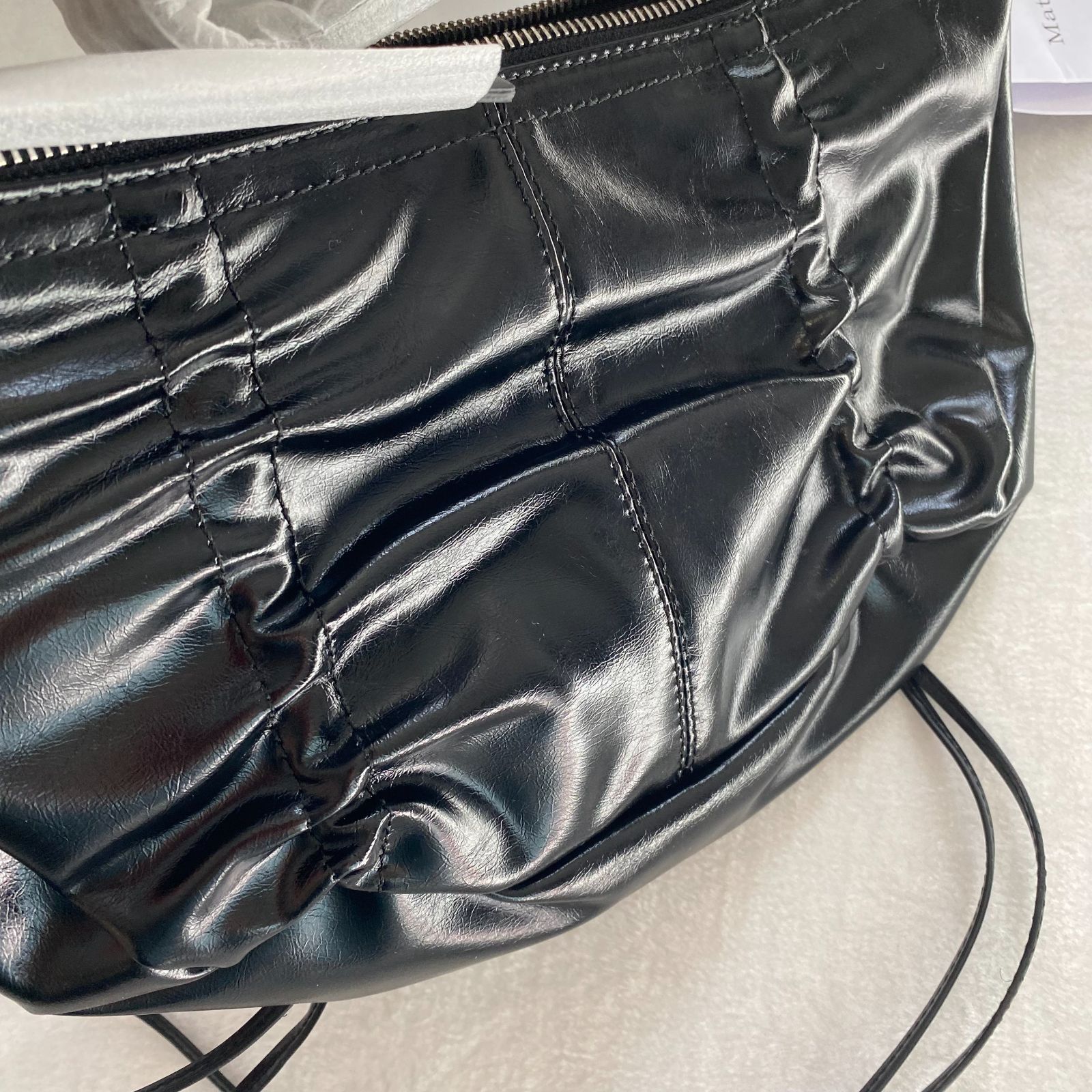 Matin Kim マーティンキム ショルダーバッグ ポシェット black Matin Kim マーティンキム ショルダーバッグ ポシェット black