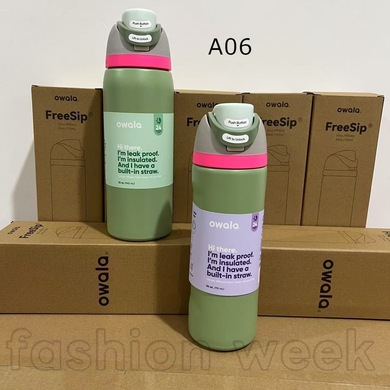 【新品未開封】owala 水筒 24oz 漏れ防止 断熱 ストロー内蔵 新品 owala 限定品 水筒 24oz 710ml漏れ防止 断熱 ストロー内蔵