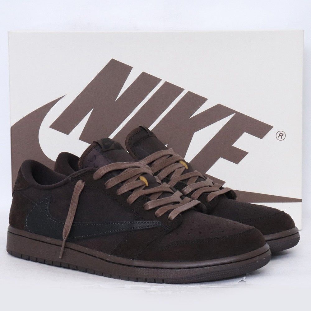 28.5cm NIKE × TRAVIS SCOTT Air Jordan 1 Low OG SP Velvet Brown 