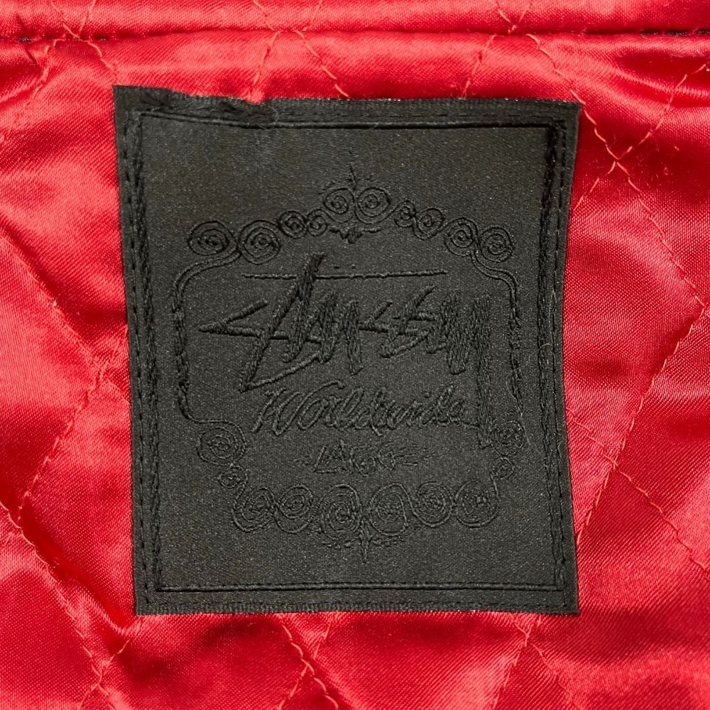 STUSSY ステューシー 名古屋栄15周年 レザーライダースジャケット