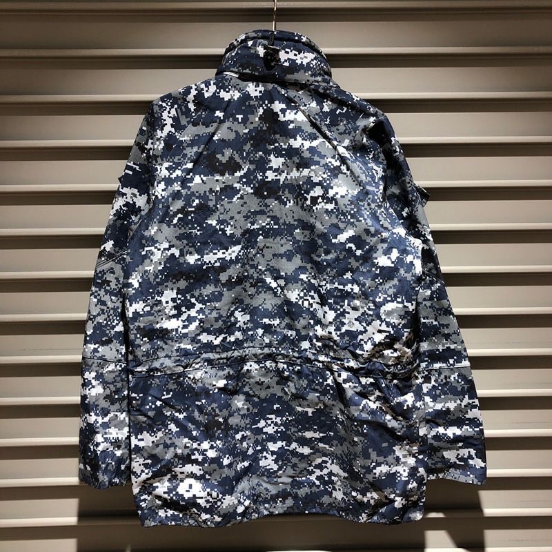 希少S-XS ECWCS GEN2 ゴアテックスパーカー ネイビーデジタルカモ MILITARY 実物 USED 米軍 U.S.NAVY ECWCS GEN2 NWU TYPE1
