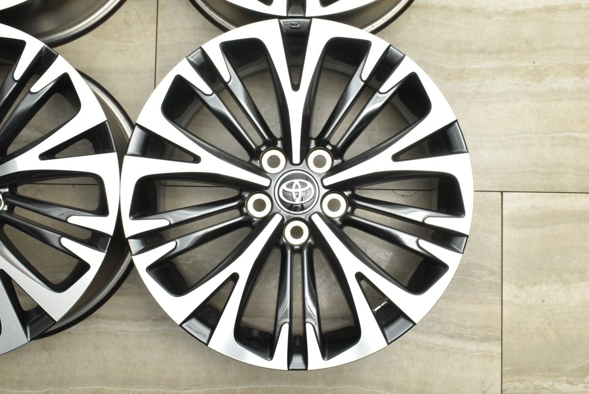 良好品 トヨタ ヤリスクロス Z 純正 18in 7J 50 PCD114.3 4本セット エスティマ C-HR 流用 ノーマル戻し スタッドレス用に FFCRYSTALESIA_COM
