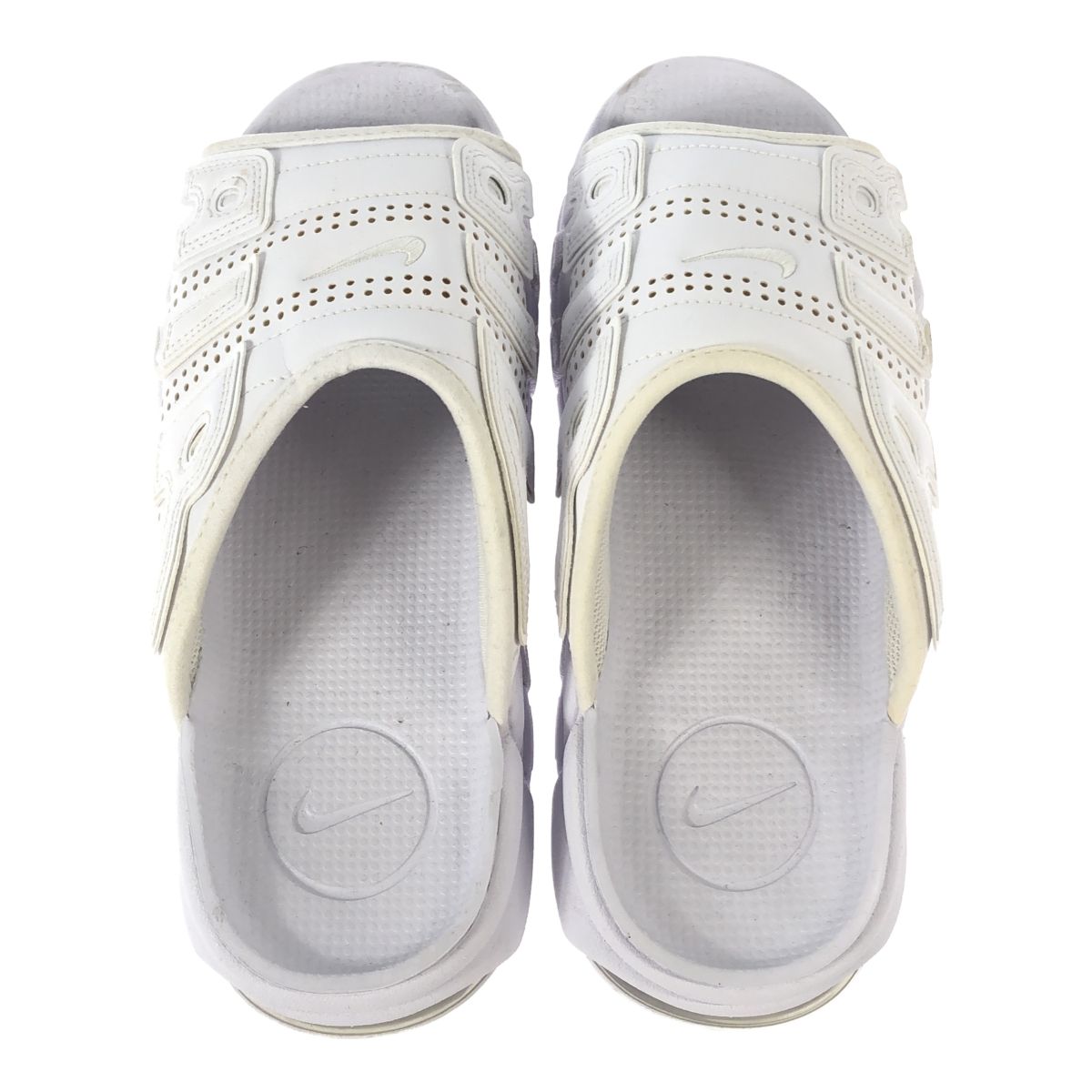 27 Nike ナイキ エアモアアップテンポ FD9883-101 Slide NIKE AIR MORE UPTEMPO SLIDE WHITE/WHITE-T WHITE（ナイキ エア
