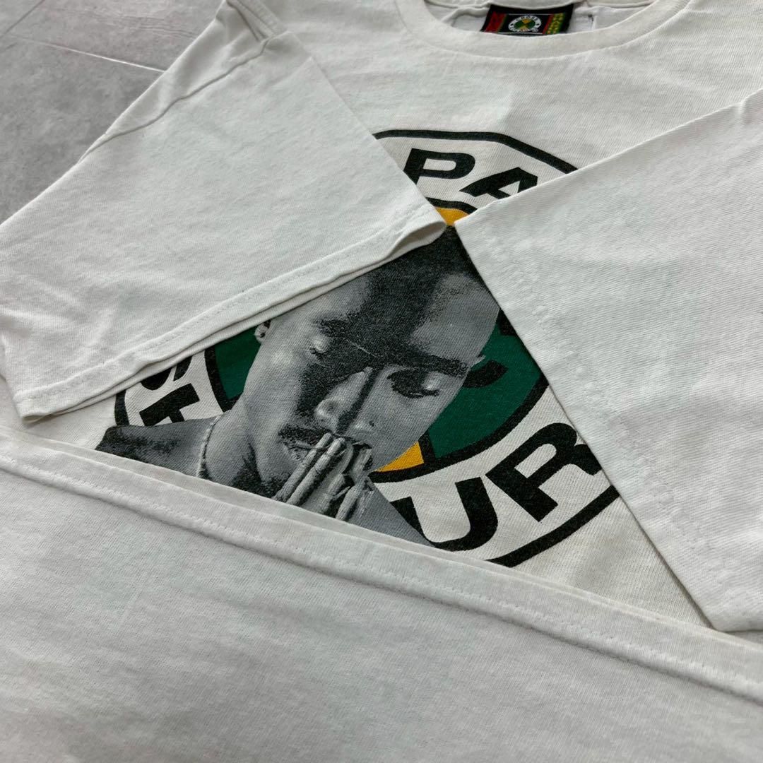 レア　クロスカラーズ　ツーパック　2pac tシャツ ラップT 90s 白　L レア クロスカラーズ ツーパック 2pac tシャツ ラップT 90s 白 L