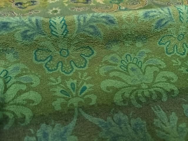 平和屋着物○道中着 更紗花文 ロング丈 正絹 逸品 AAAU0214np - メルカリ