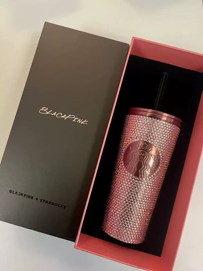 BLACKPINK スターバックス 473ml スパンコール コールドカップ