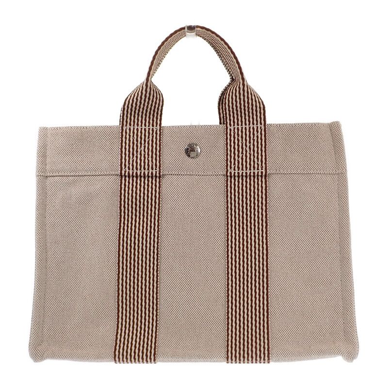 【1円スタート】エルメス キャンバス トートバッグ ニューフールトゥ カバス レディース HERMES エルメスの人気フールトゥ10選！流行りのPMサイズや新作も紹介HERMES