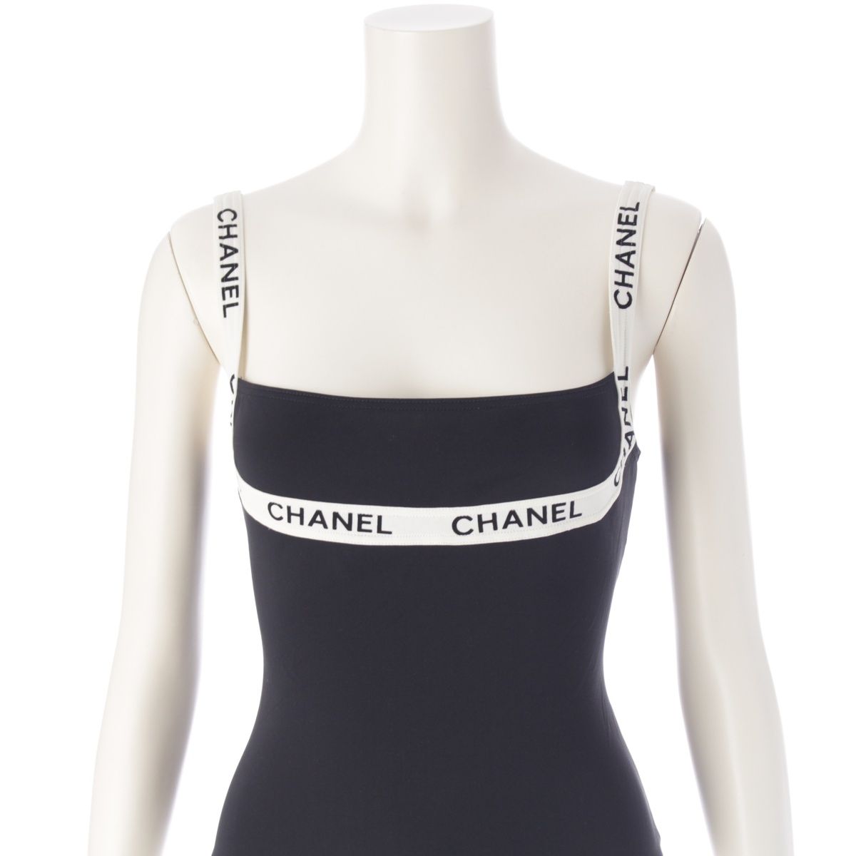 シャネル P95 ヴィンテージ ロゴテープ キャミソール スイムウェア