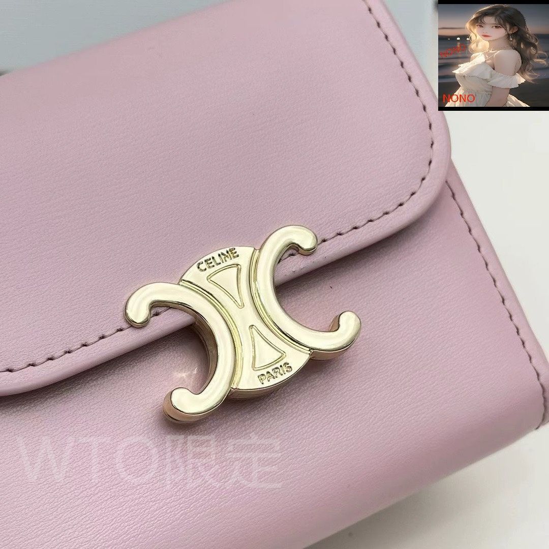 本日限定】?Celine トリオンフ チェーンウォレット 10783 ? 高級