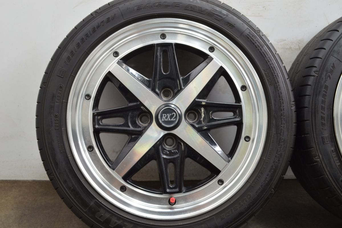 アルジェノン フェニーチェRX2 15インチPCD100 軽自動車に　旧車風 アルジェノン フェニーチェRX2 15インチPCD100 軽自動車に 旧車
