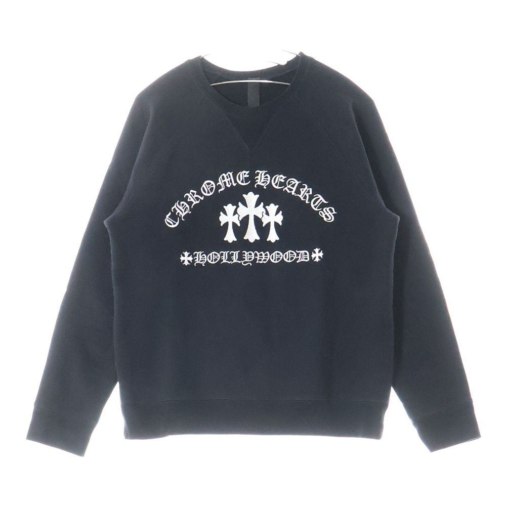 クロムハーツ 新作 CH Logo Cemetery Cross トレーナー CHROME HEARTS (クロムハーツ) Y NOT Cemetery Cross Crewneck