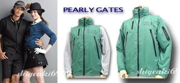 即決☆PEARLYGATES パーリーゲイツ☆5wayインナーフリースジャンバー3☆S【158-120001】グリーン緑【本物保証】入手困難☆店頭完売 ☆超レア - メルカリ