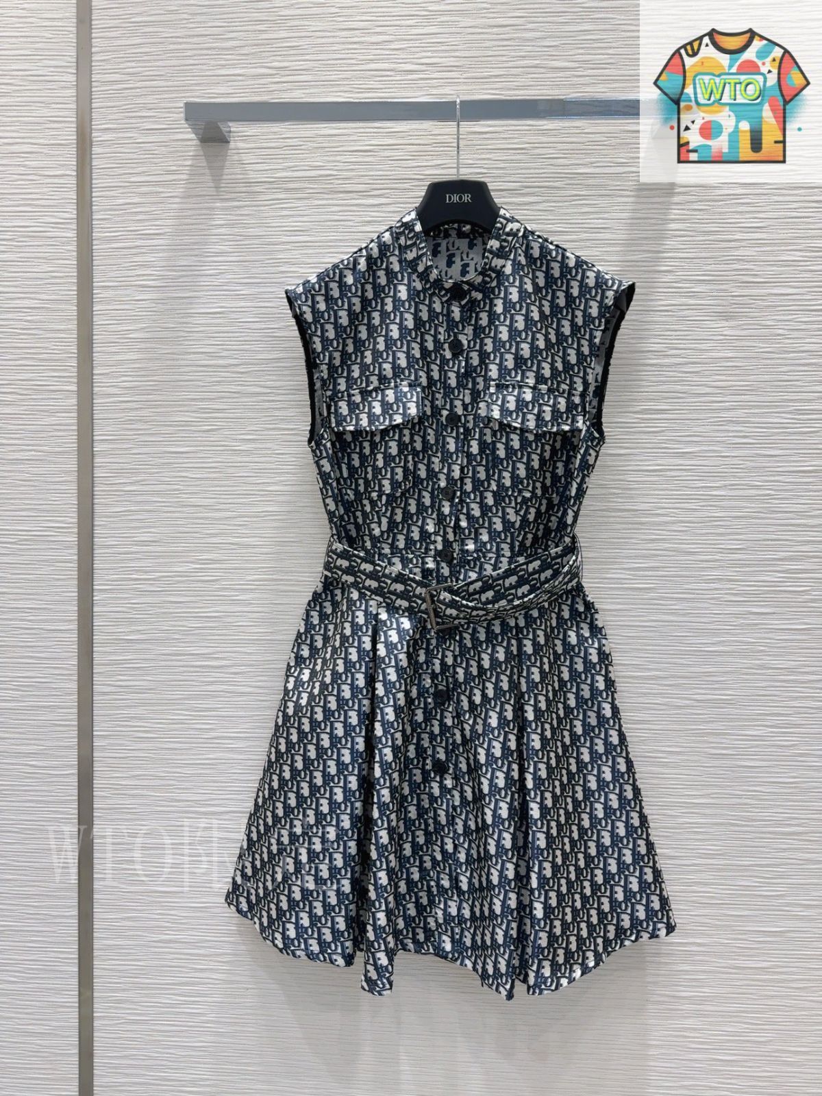 今日特価】Christian Dior 2025SS 新款 ノースリーブワンピース